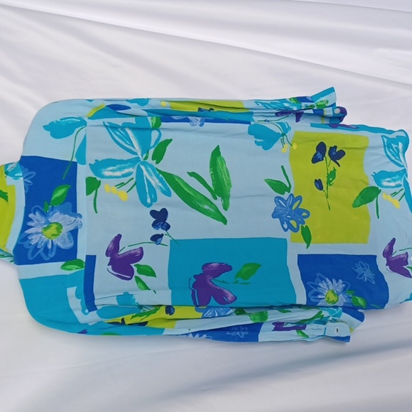 Moda International Floral Button Down Blouse Top S - Picture 5 of 6